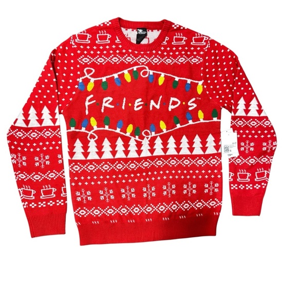🎄 Friends TV Show Ugly Christmas Sweater Forever 21 – Size Small NWT Holiday - Picture 1 of 14